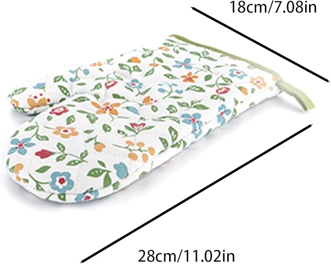 1 Piece Oven Gloves, Oven Gloves, Heat Resistant Kitchen Gloves, for Kitchen, Baking, Grilling, Outdoor Camping or Other Activities (White)