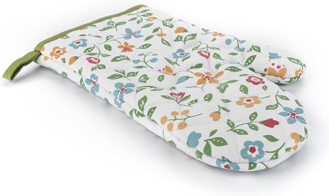 1 Piece Oven Gloves, Oven Gloves, Heat Resistant Kitchen Gloves, for Kitchen, Baking, Grilling, Outdoor Camping or Other Activities (White)