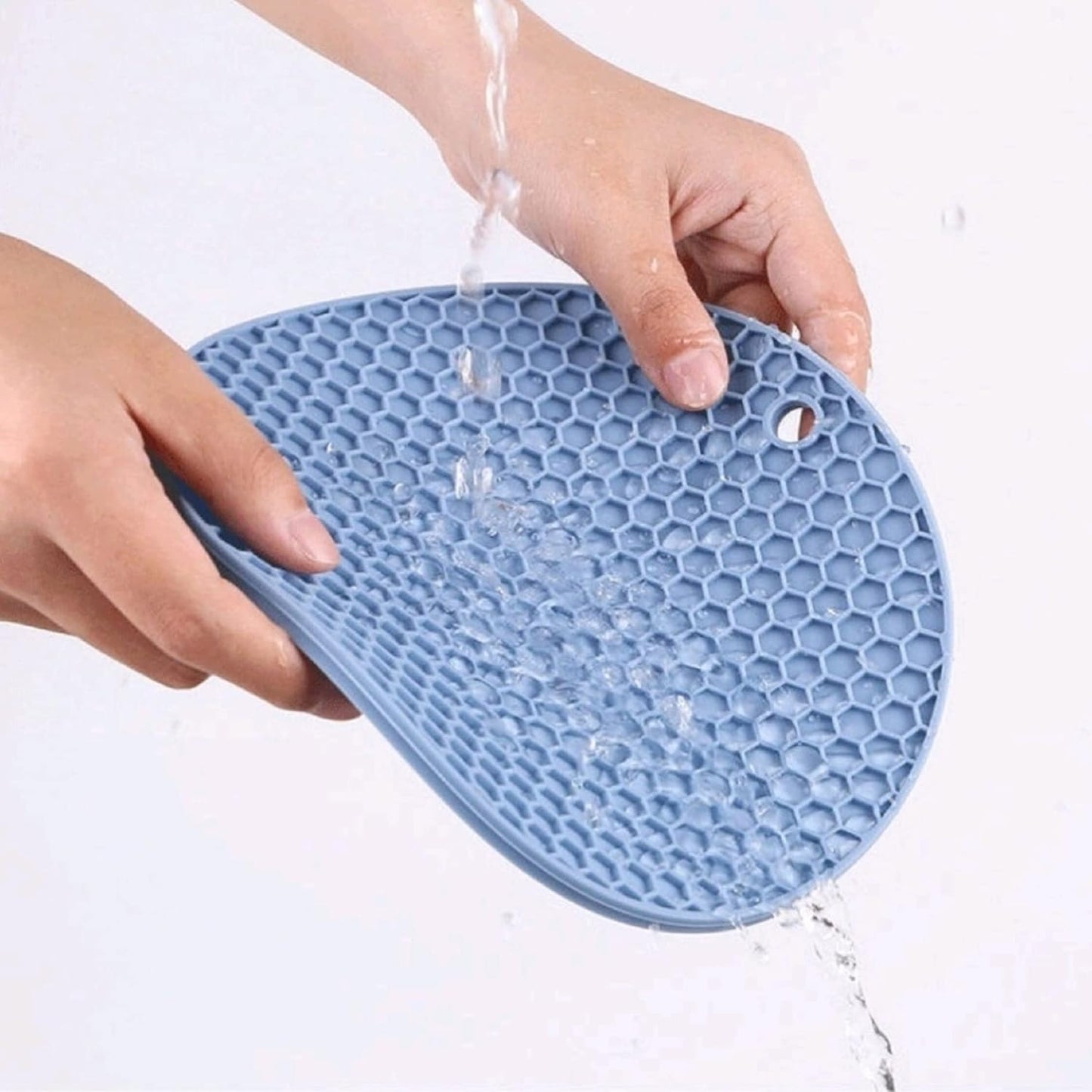 Kitchen Utensil Heat Resistant Honeycomb Silicone Hot Pot Holder Mat Coaster