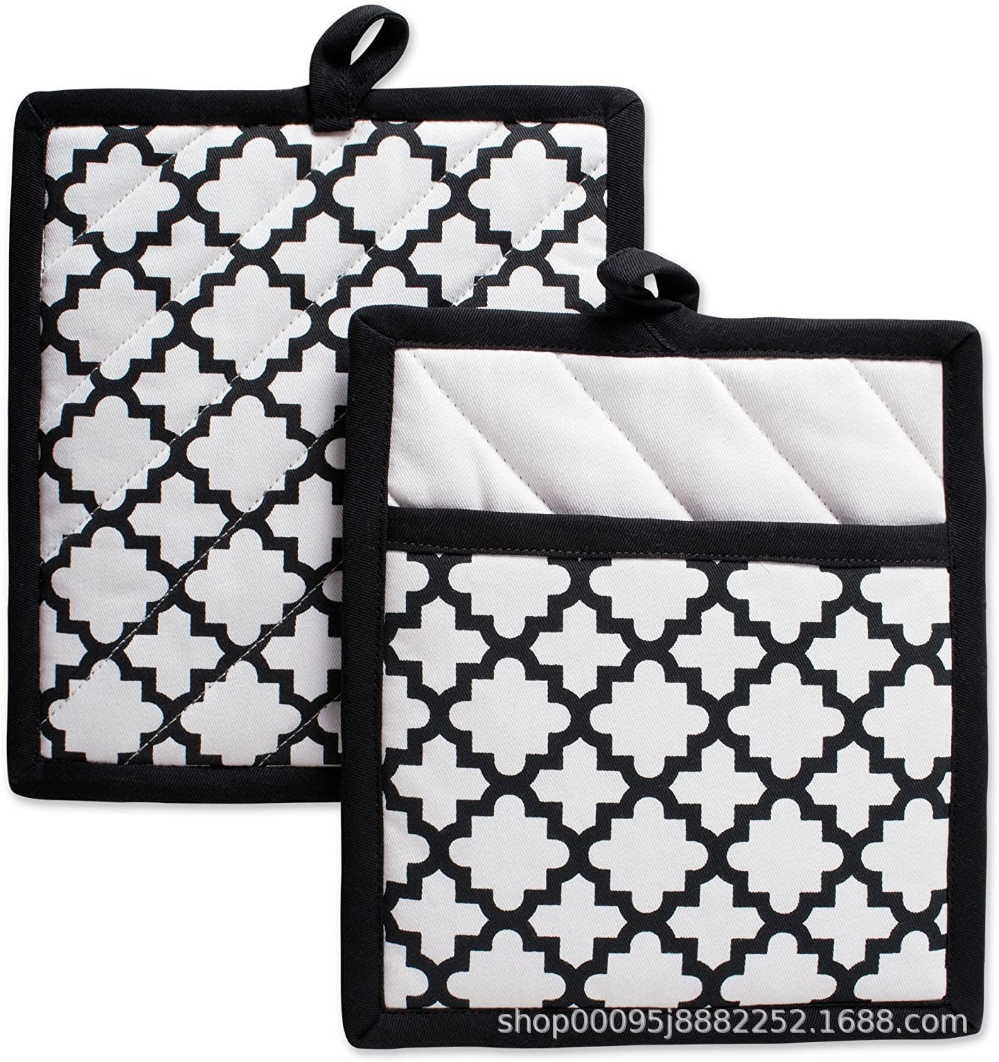 Cotton Pot Holders,Machine Washable and Heat Resistant Hot Pad for Everyday Kitchen Cooking & Baking
