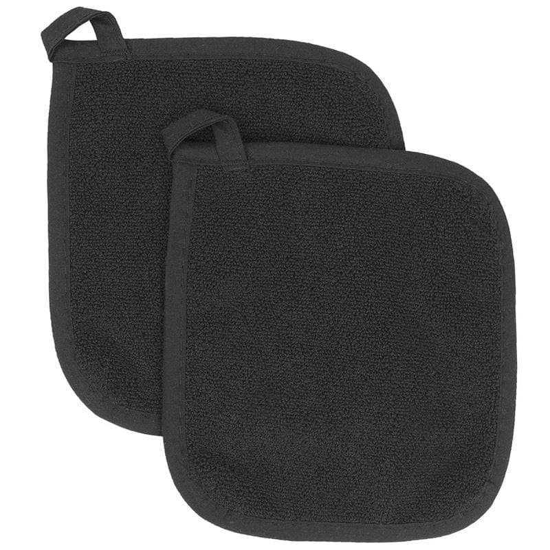 Cotton terry cloth pot holder set, kitchen potholder