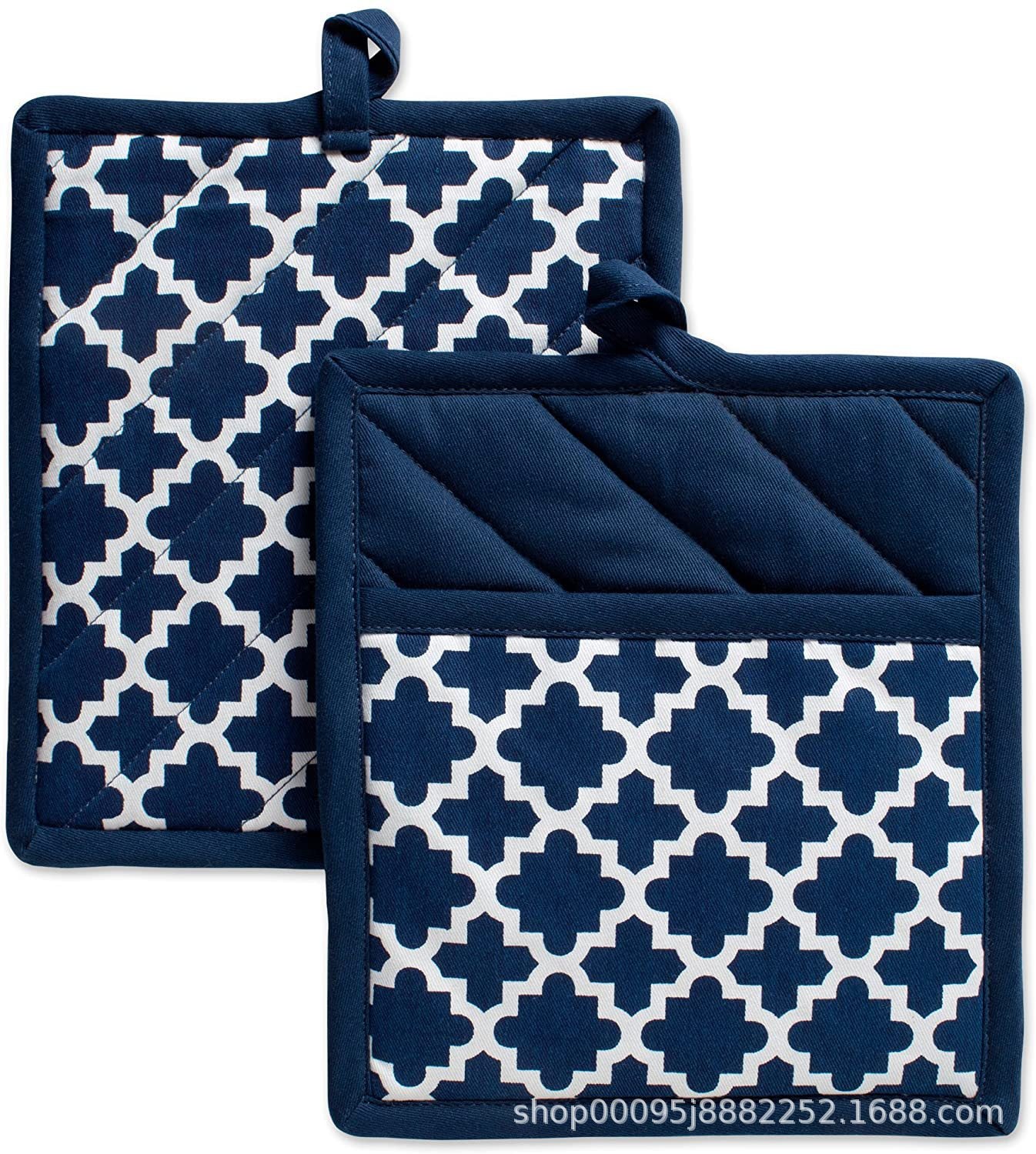Cotton Pot Holders,Machine Washable and Heat Resistant Hot Pad for Everyday Kitchen Cooking & Baking