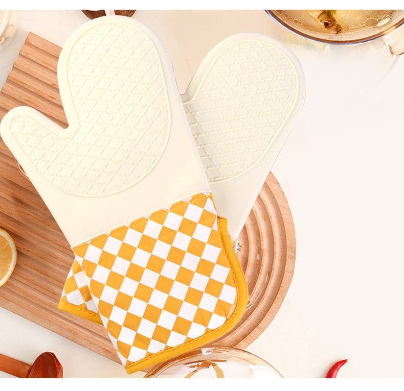 1 Piece Heat-insulating gloves heat-resistant oven heat-insulating gloves