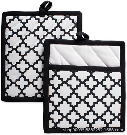 Cotton Pot Holders,Machine Washable and Heat Resistant Hot Pad for Everyday Kitchen Cooking & Baking